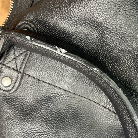 Pottery Barn Grant Leather Weekender - Picture 4 of 5